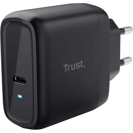 Trust Maxo 65W Universal con USB-C y cable de 2m, Negro